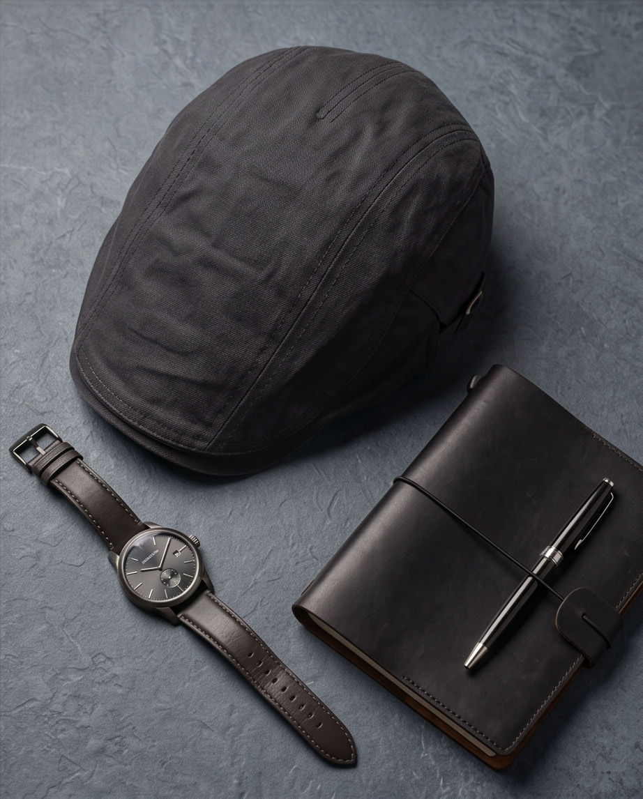 2H Gray Cotton Cap
