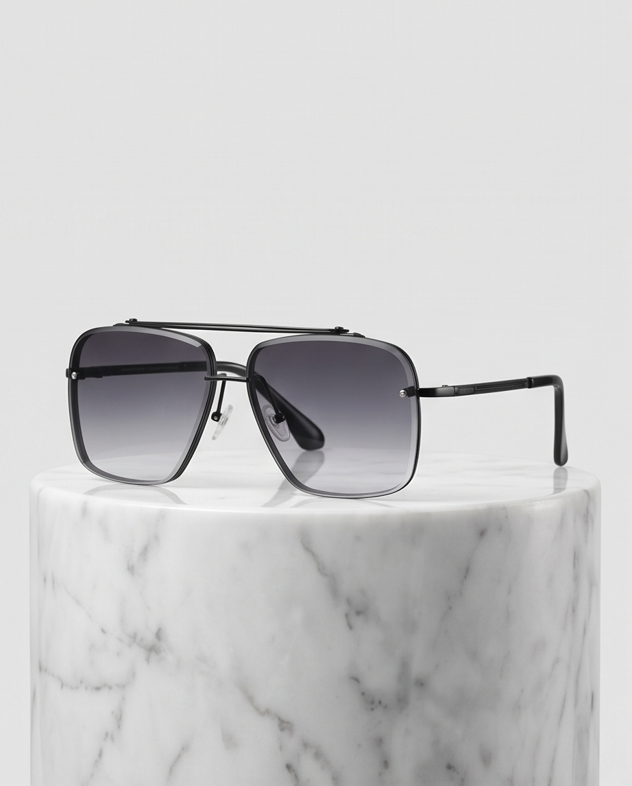 2H #01 Black-Gray Sunglasses