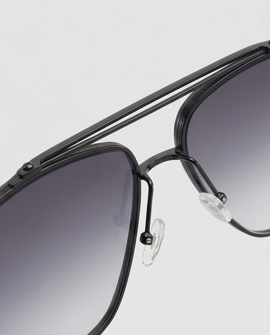 2H #01 Black-Gray Sunglasses