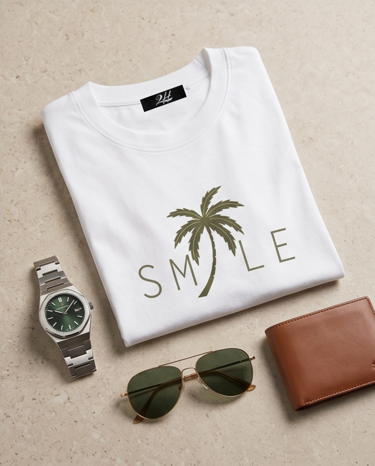 2H #0001-4 Printed T-shirt Regular Fit