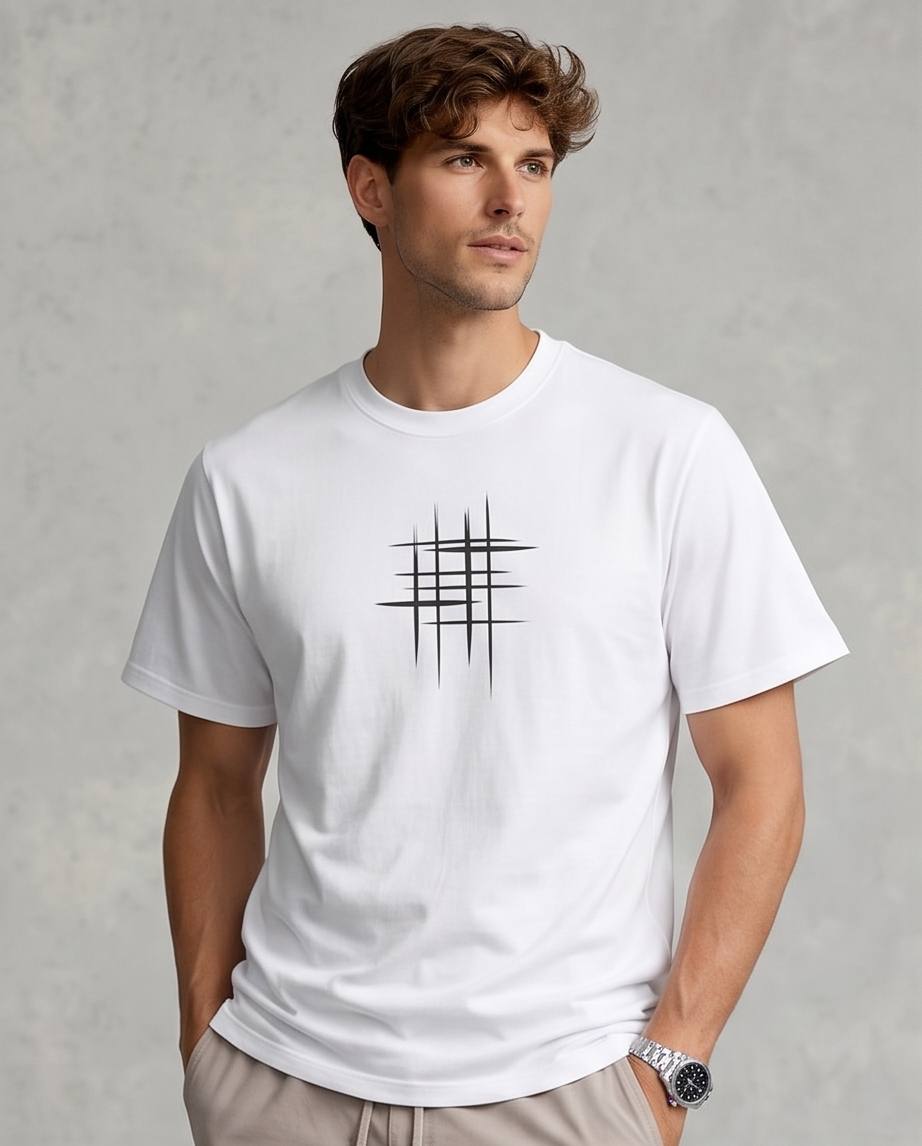 2H #0001-5 Printed T-shirt Regular Fit
