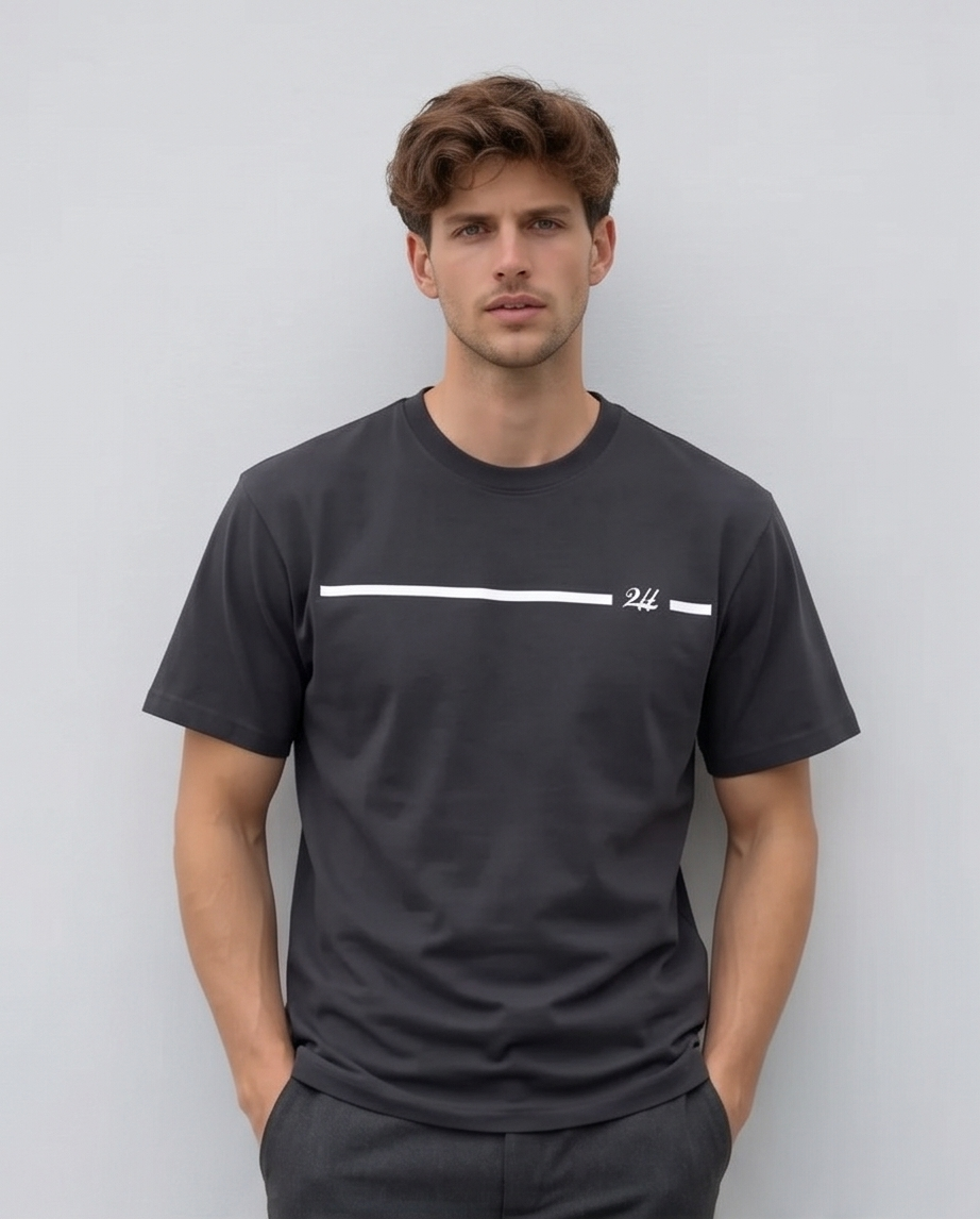 2H #0001-2 Printed T-shirt Regular Fit