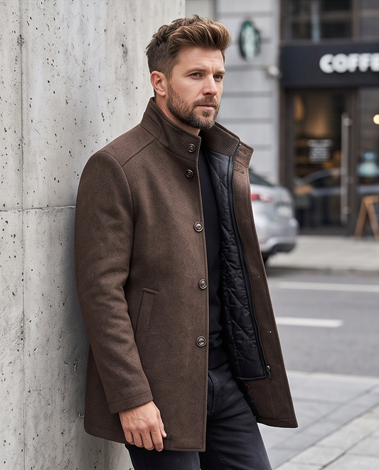 2H Brown Coat Jacket