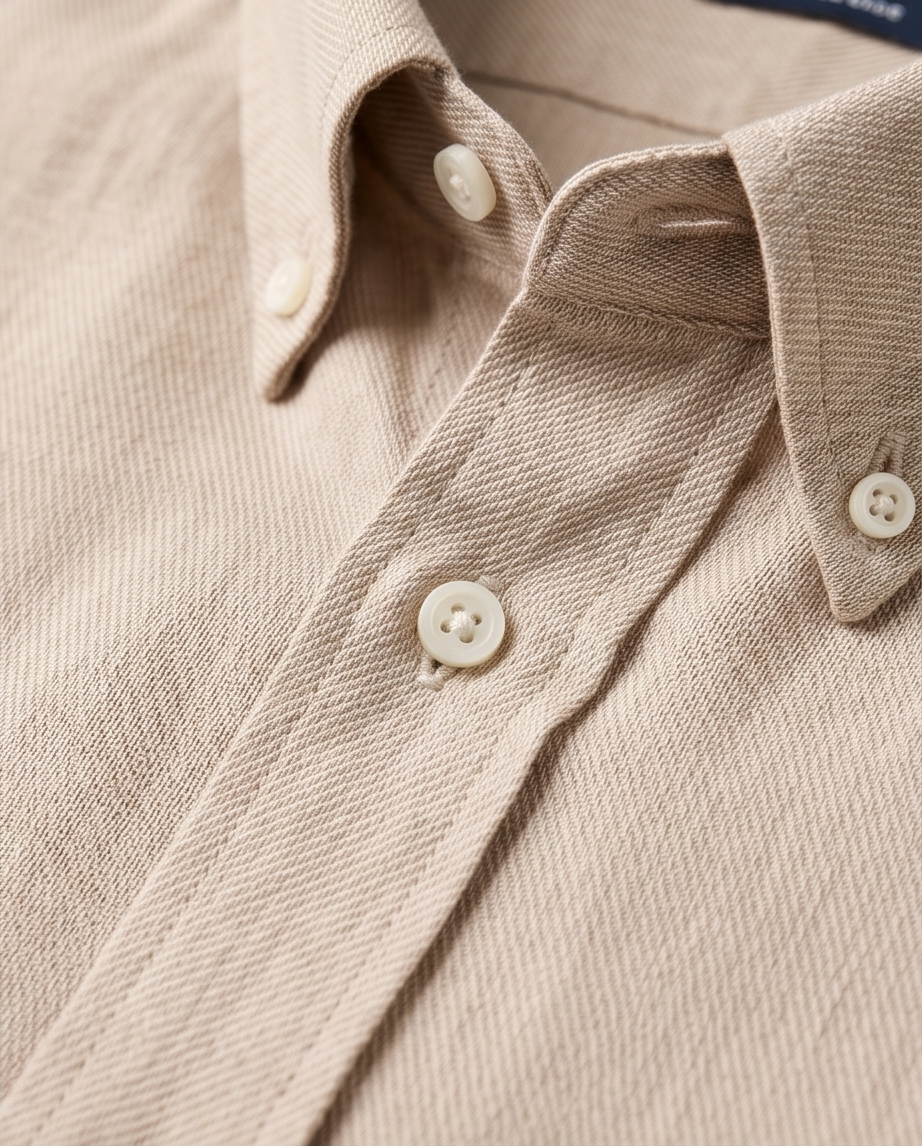 2H #25S8 Twill Cotton Regular Fit Shirt