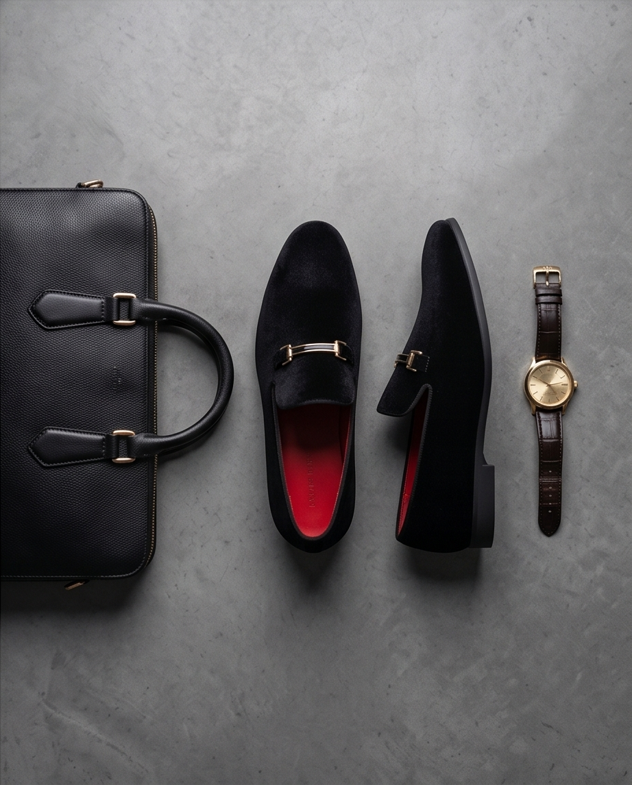 SALE! 2H #9906 Black Chamois Formal Shoes