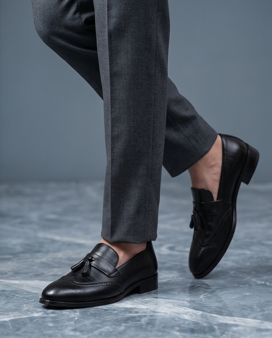 SALE! 2H #B07 Black Formal Shoes