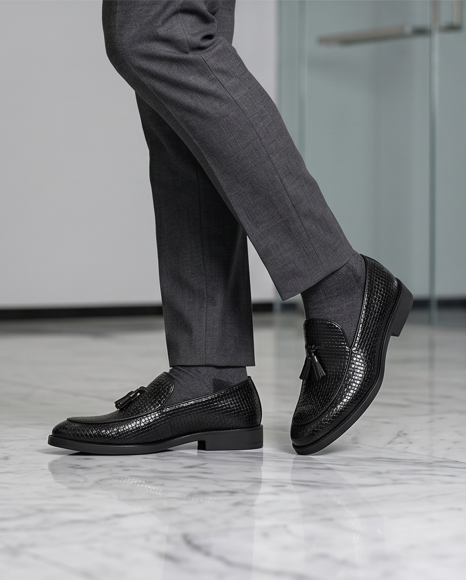 SALE! 2H #B02 Black Formal Shoes