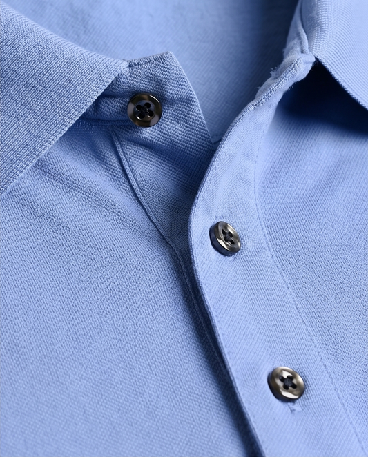 2H #CX.231 Blue Polo T-shirt