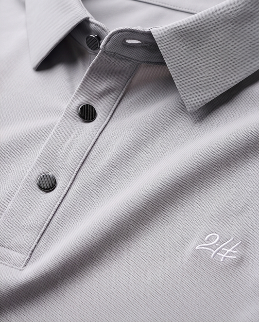 2H #CX151 Light Gray Polo T-shirt