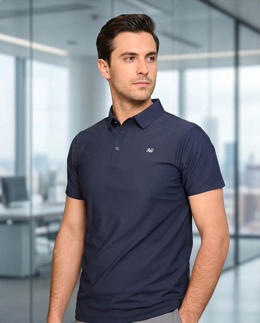 2H #CX151 Navy Polo T-shirt