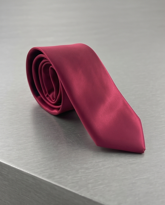 2H Brick Red Necktie