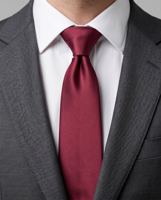 2H Brick Red Necktie