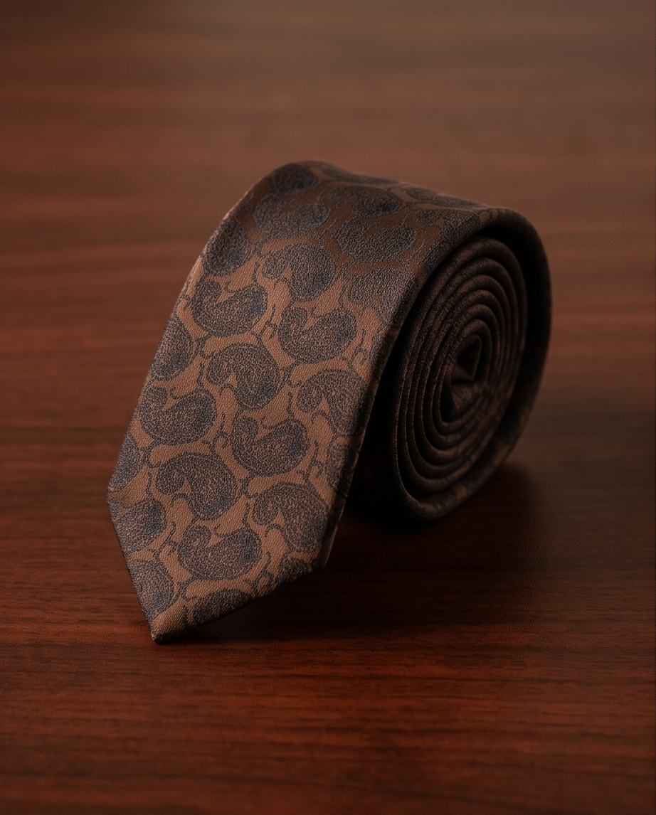 2H Brown Necktie