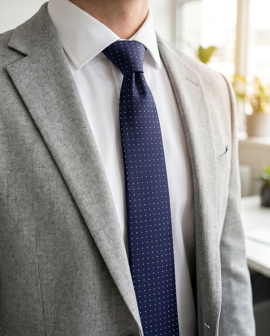 2H Navy Necktie
