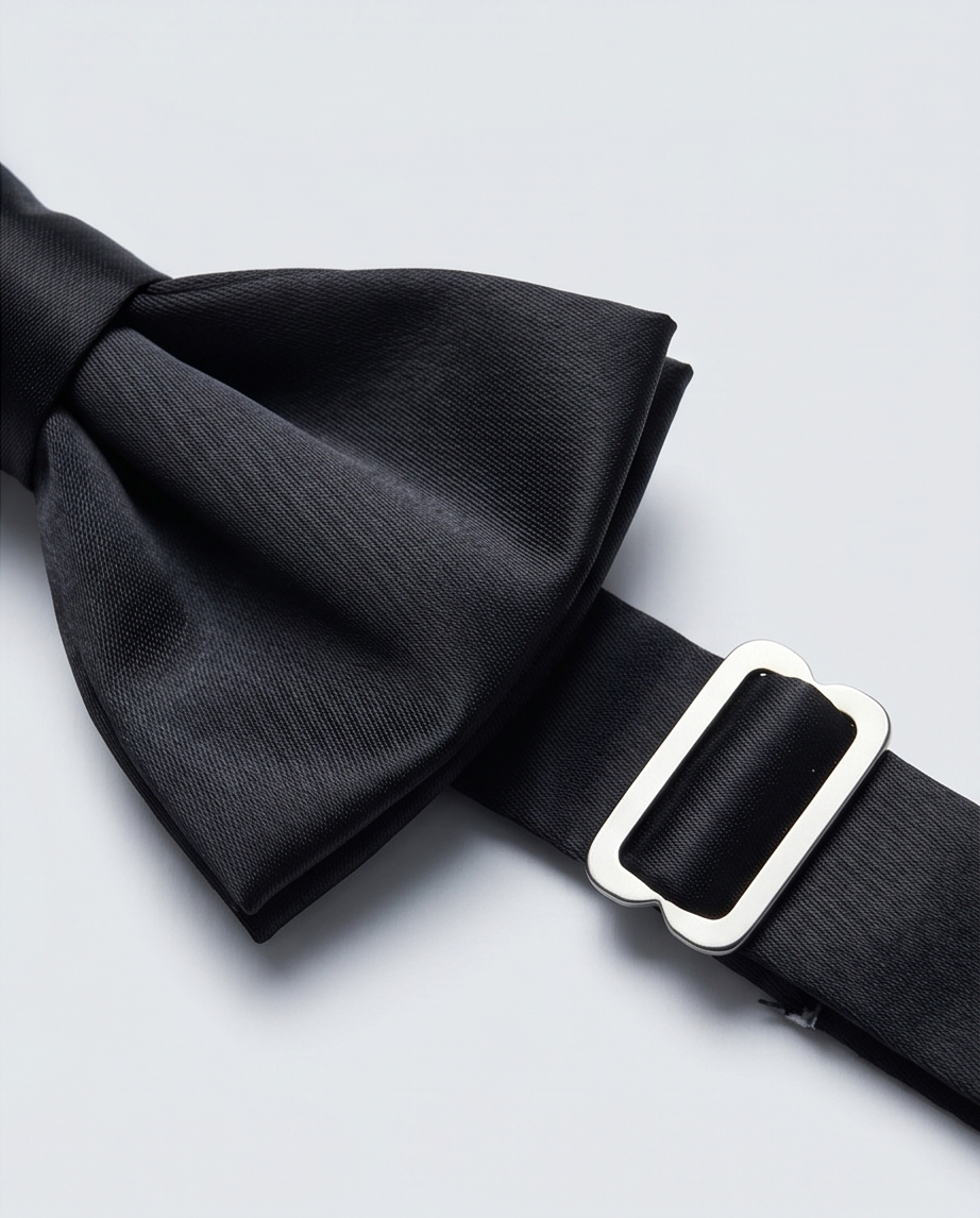 2H black Bow Tie