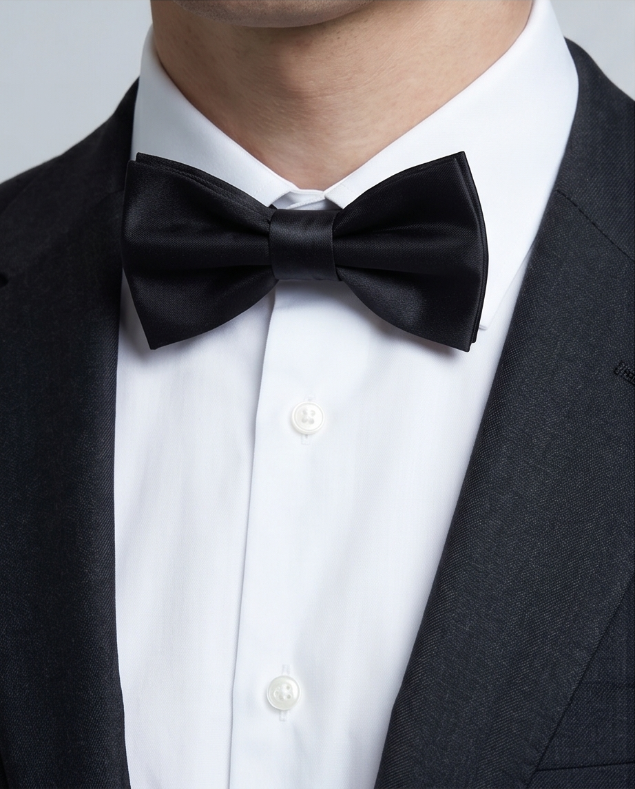 2H black Bow Tie