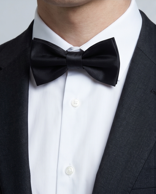 2H black Bow Tie