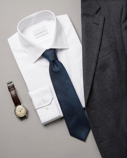2H Navy Necktie