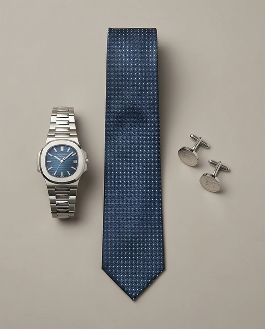 2H Navy Necktie