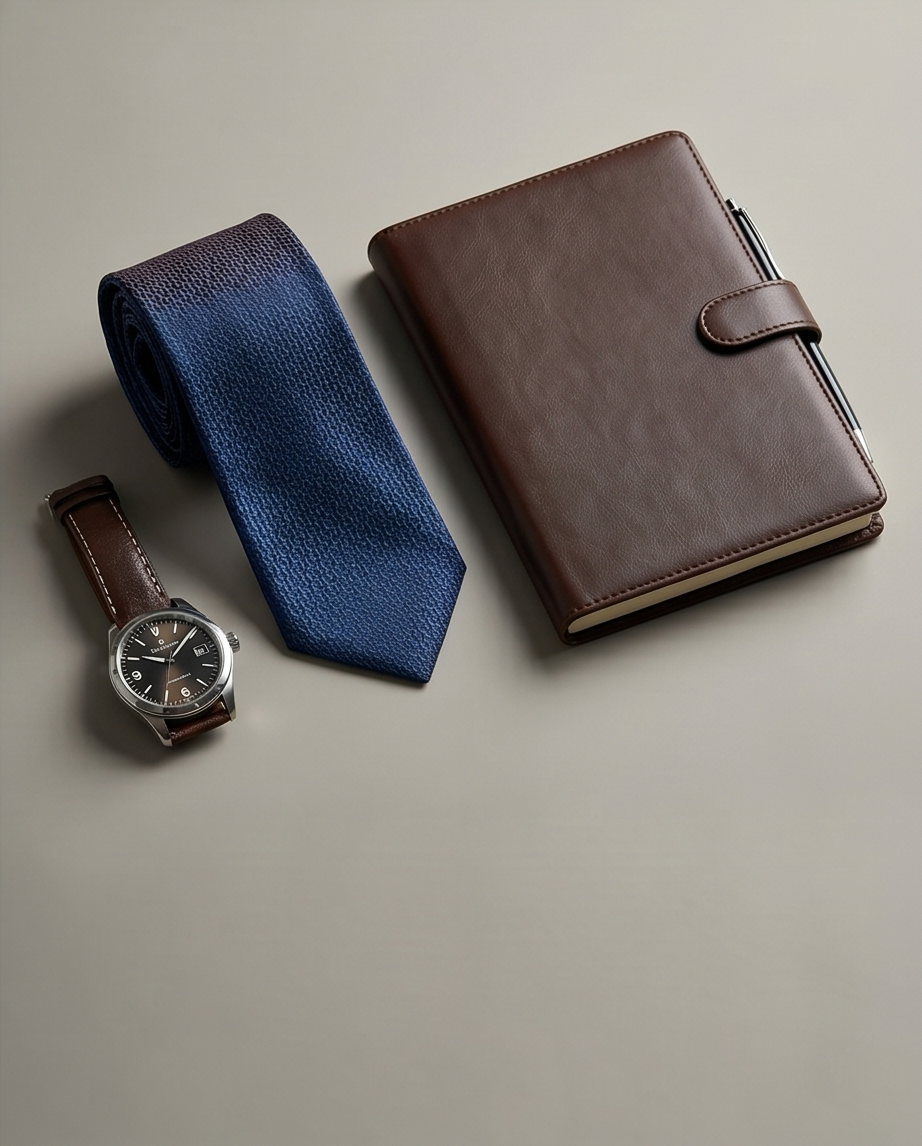 2H Navy Necktie