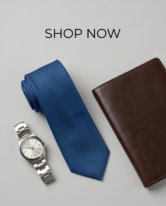 2H Blue Necktie