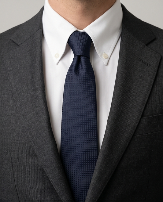 2H Navy Necktie