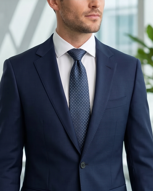2H Navy Necktie