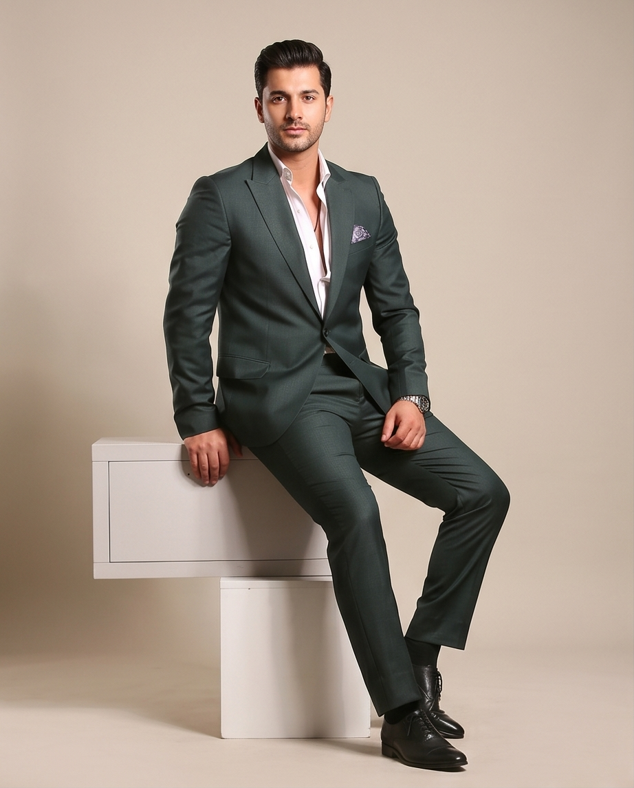 SALE! 2H #118-5 Green Suit