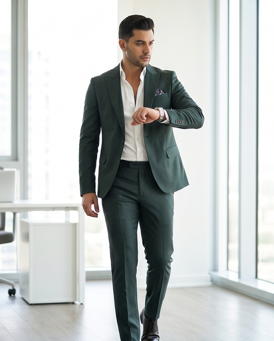 SALE! 2H #118-5 Green Suit