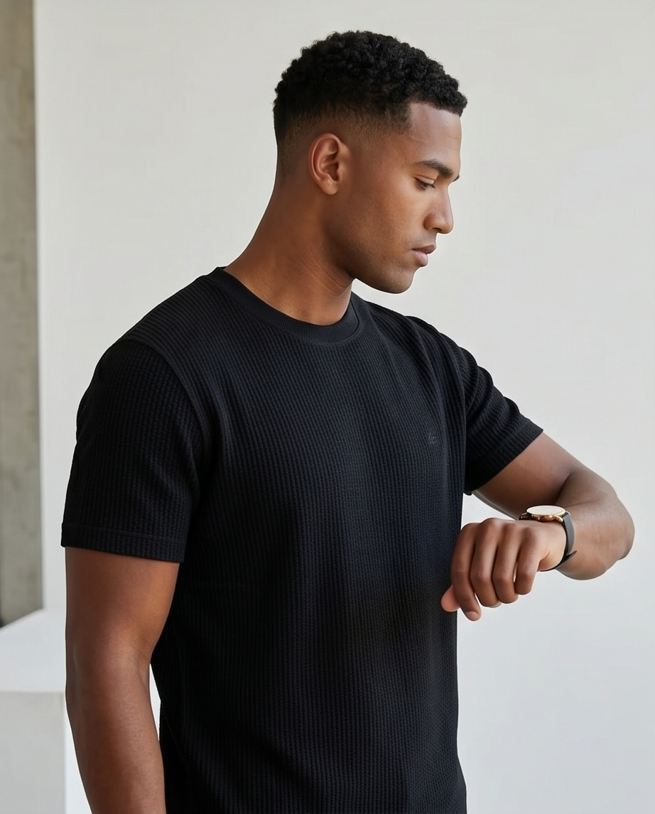2H #040325 Jacquard T-Shirt