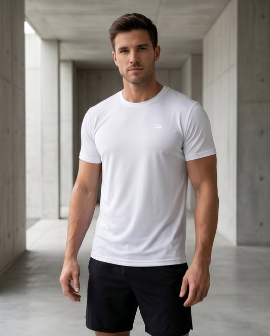 2H #CX.233 Short Sleeve Basic T-shirt