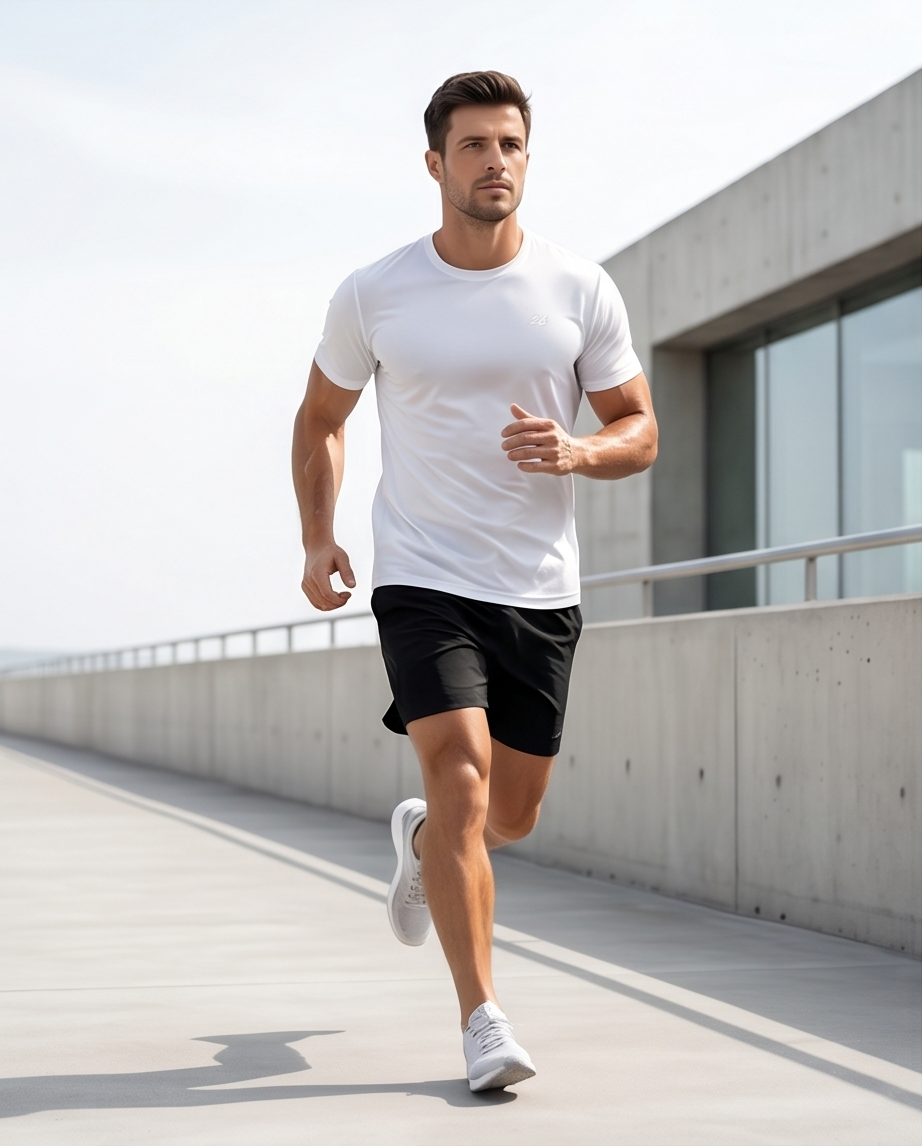2H #CX.233 Short Sleeve Basic T-shirt