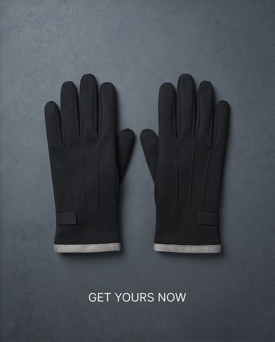 2H Black Gloves