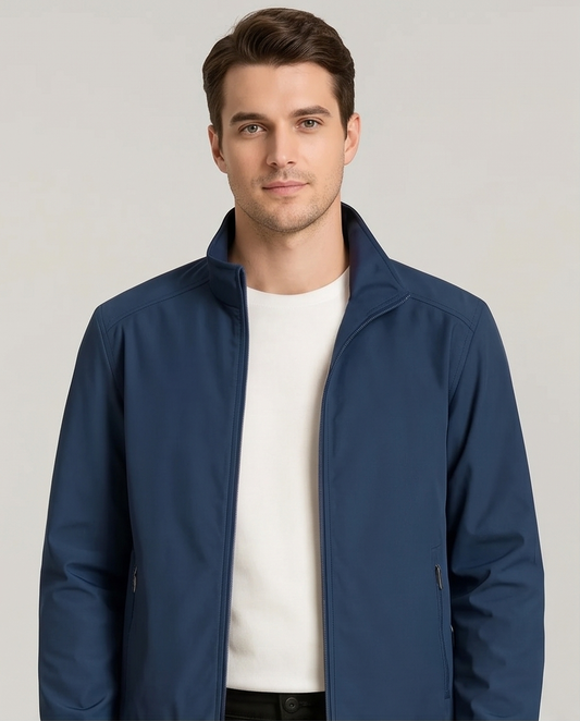 2H #8091 Navy Lightweight Casual Jacket
