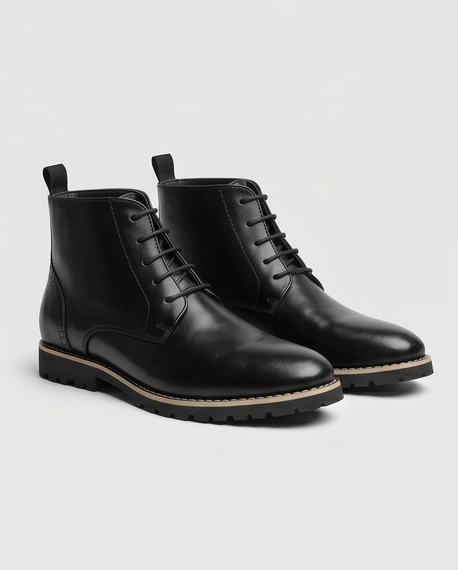 SALE! 2H #A1710 Black Chelsea Boot