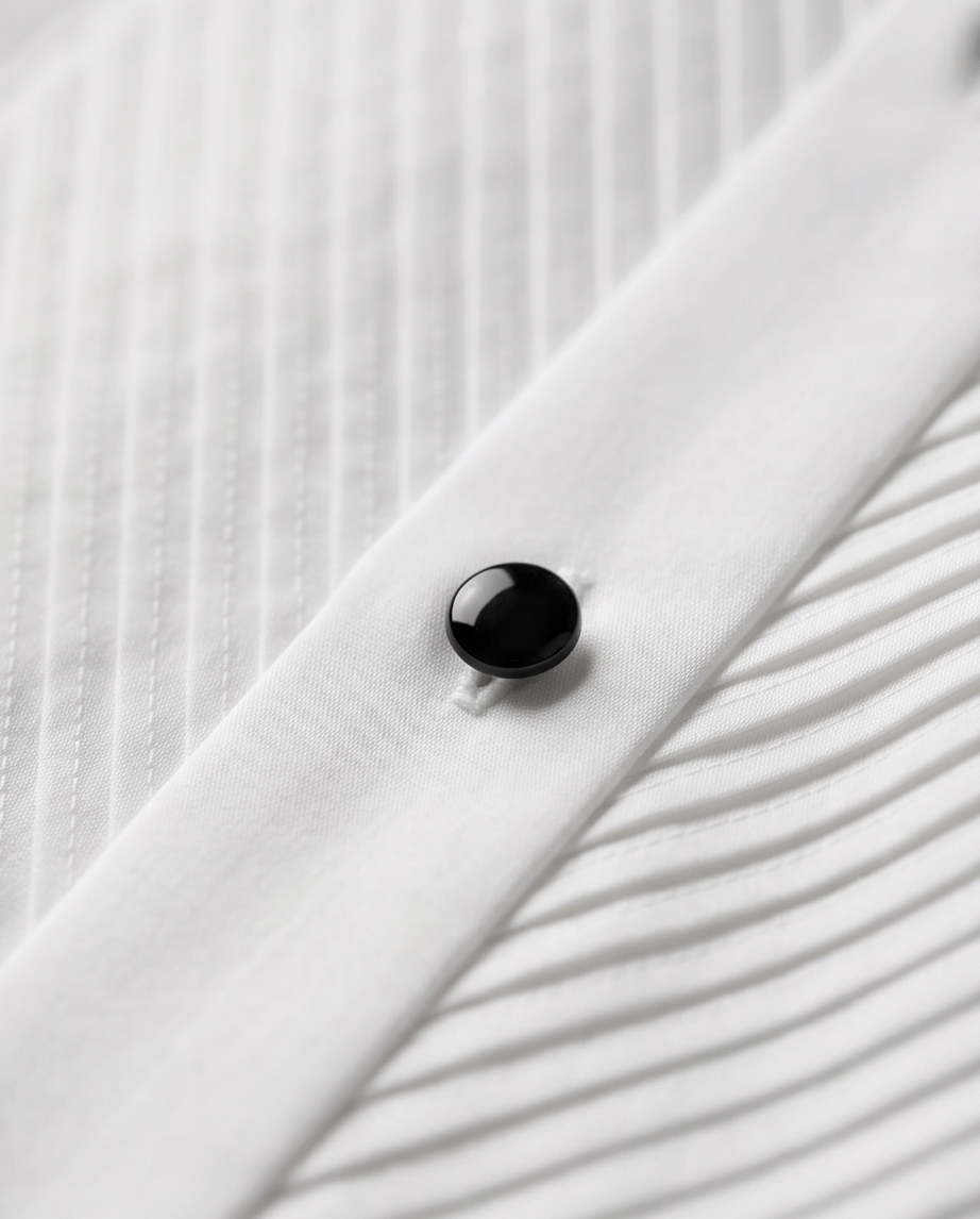 2H #221025 White Wedding Shirt