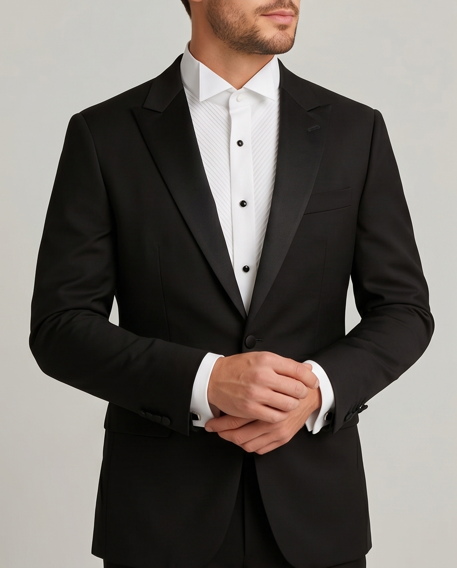 2H #221025 White Wedding Shirt