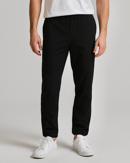 2H #0008 Black Tracksuit Pant