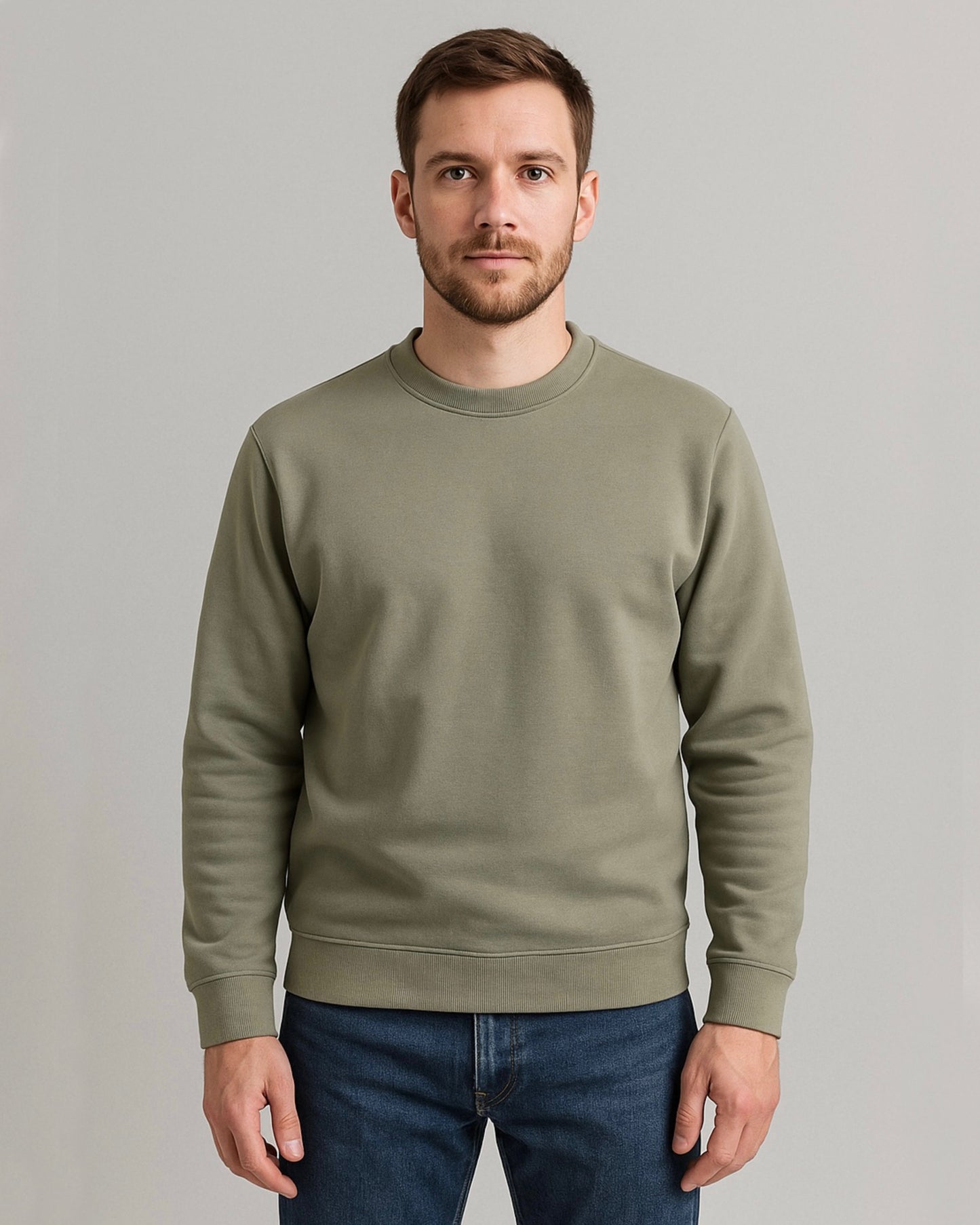 2H #0010 Oversize Round Neck Sweatshirt