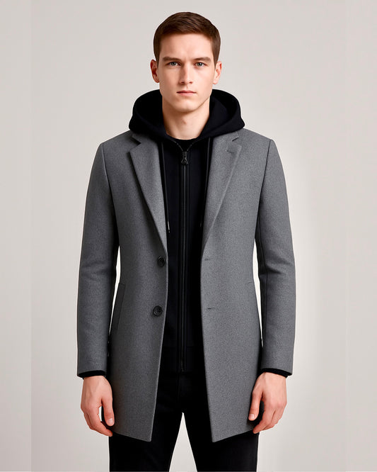 2H Gray Coat Jacket