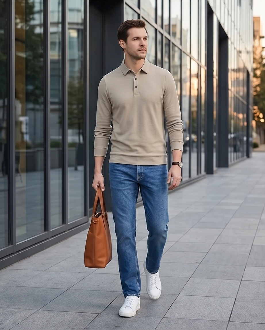2H #0007 Polo Sweater