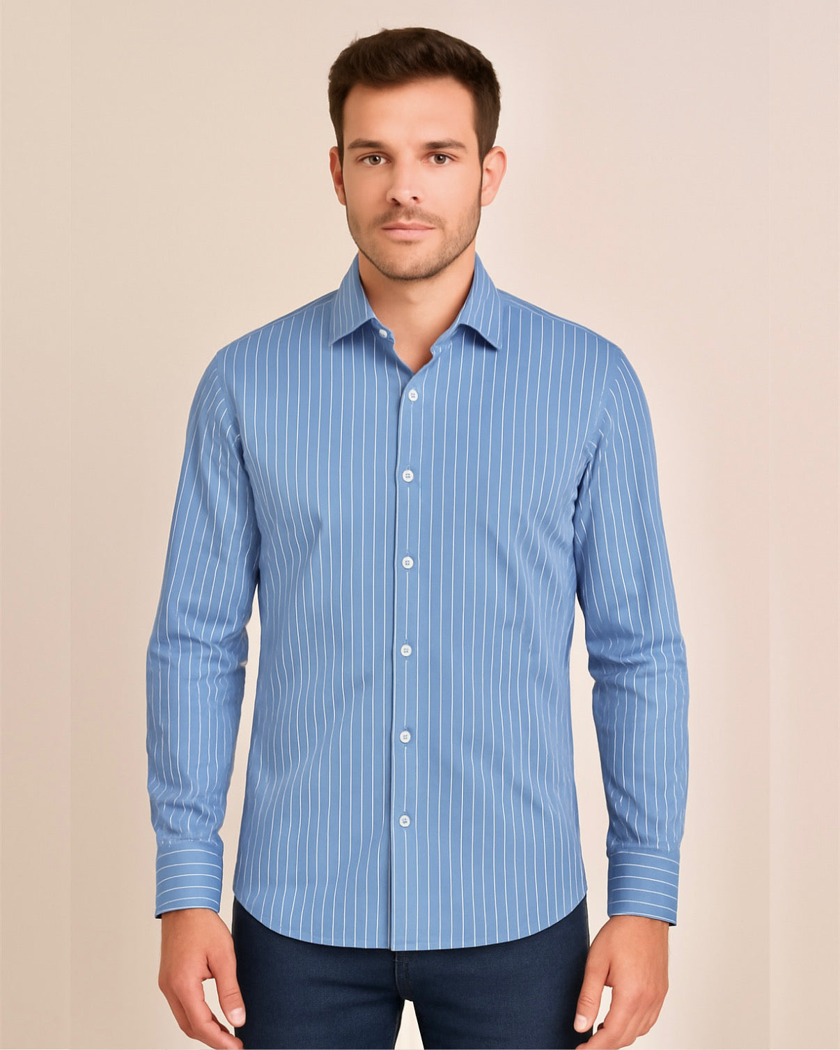 2H #220925 Striped Shirt