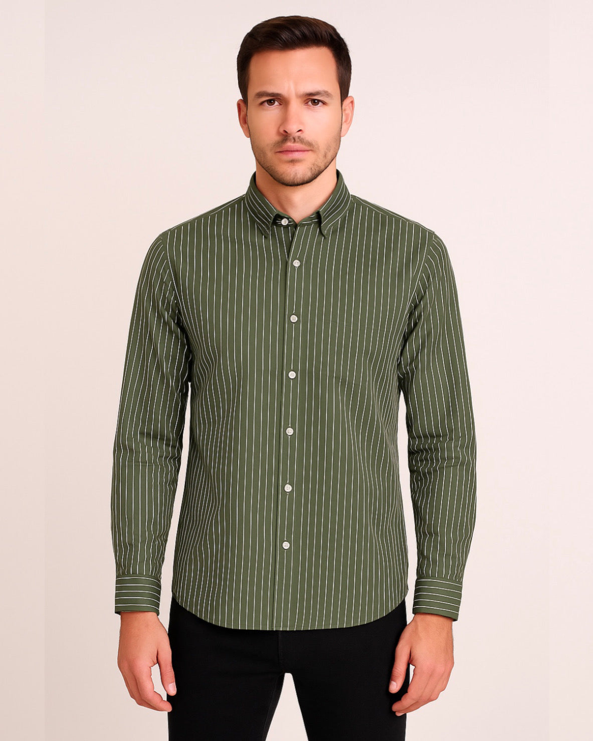 2H #220925 Striped Shirt