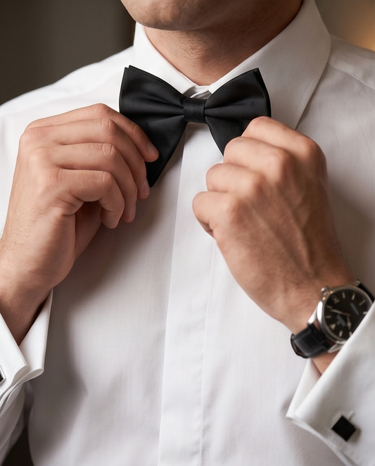 2H black Bow Tie