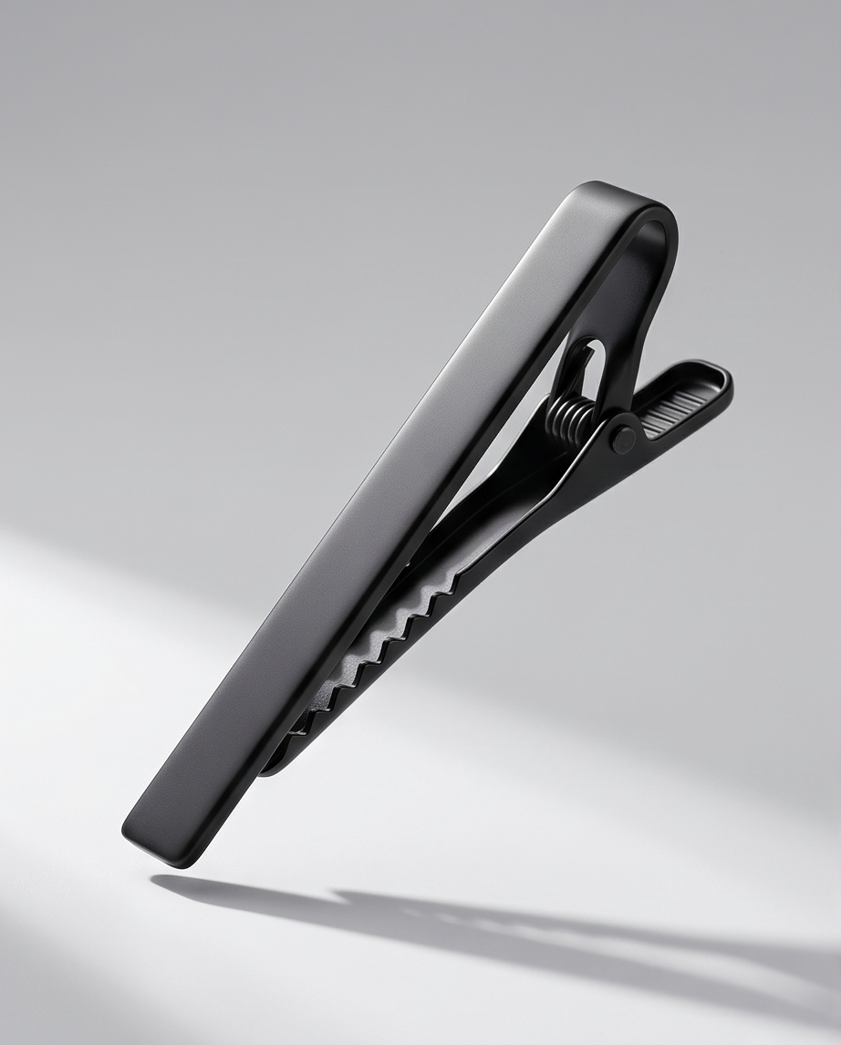 2H Black Necktie Pins