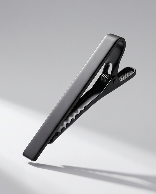 2H Black Necktie Pins