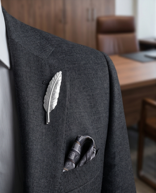 2H #ST126 Silver Pick Lapel Pins