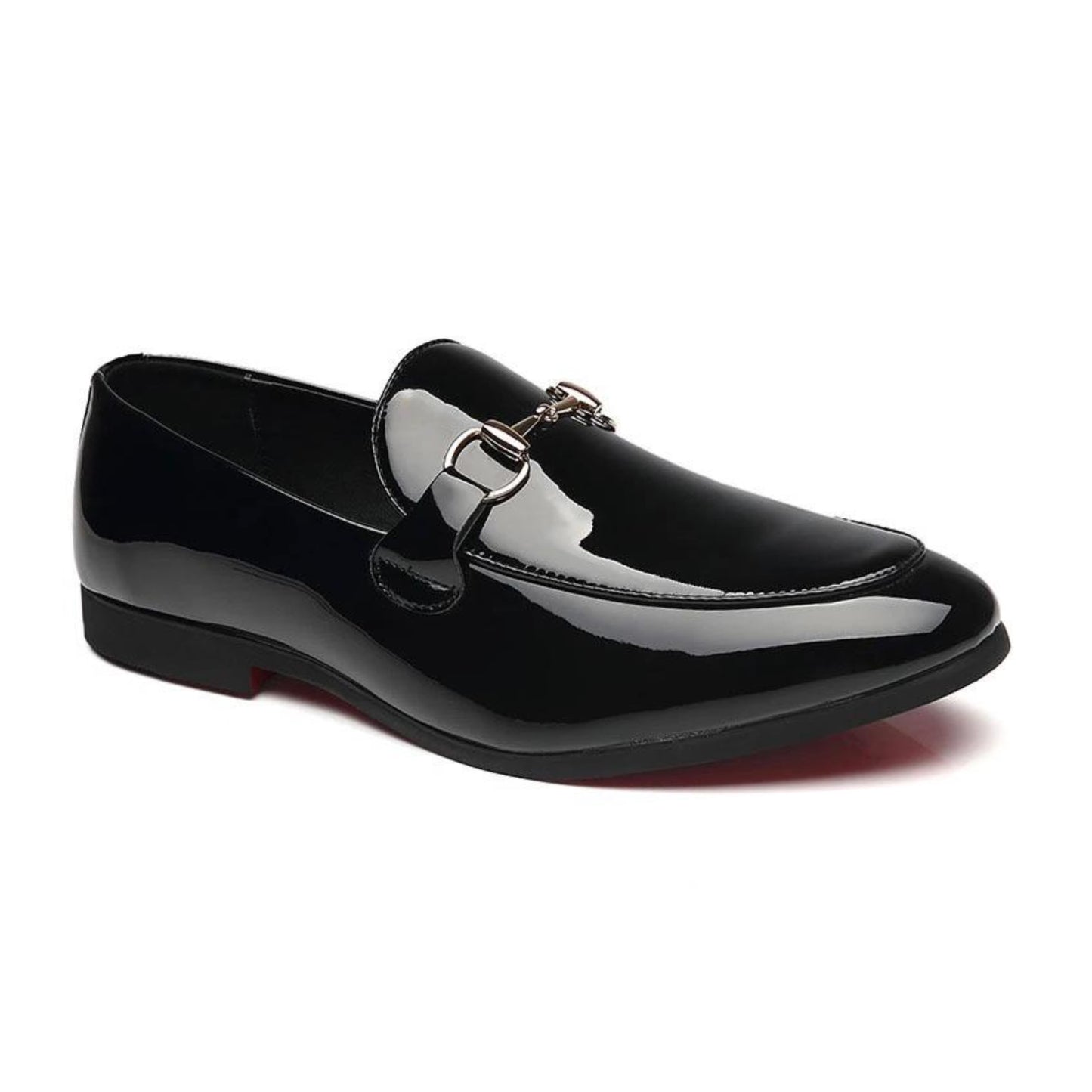 2H #A55 Black Shine Classic Shoes