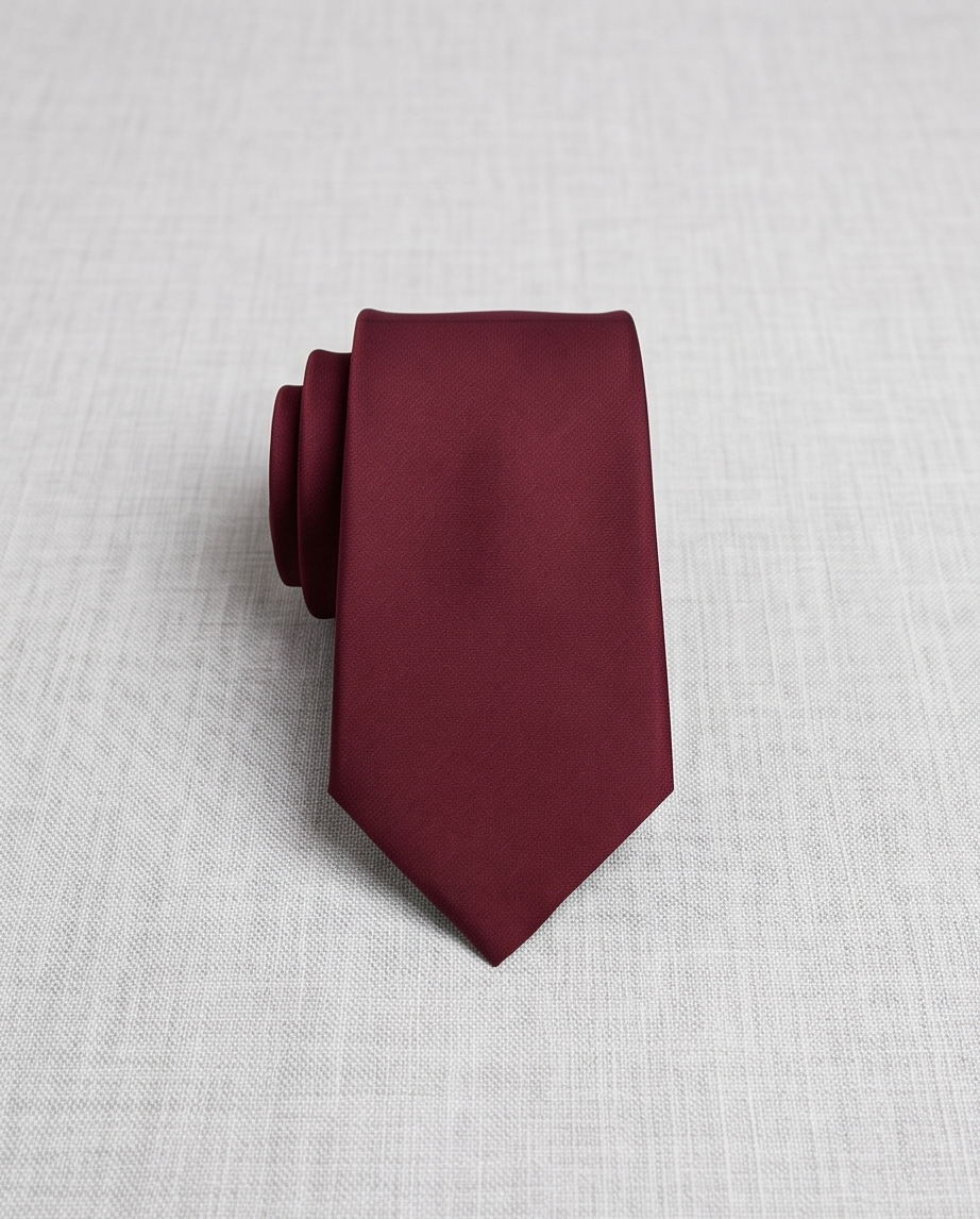 2H Dark Red Necktie
