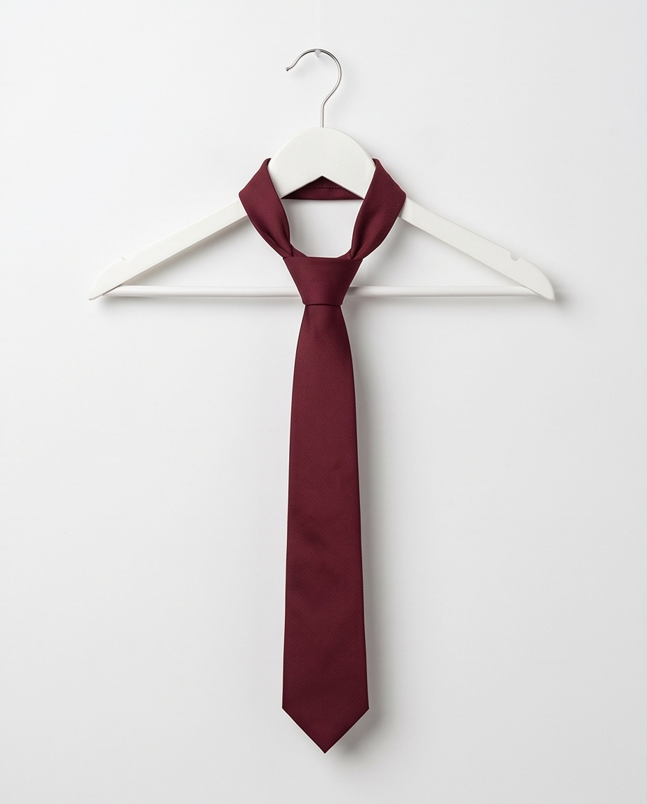 2H Dark Red Necktie
